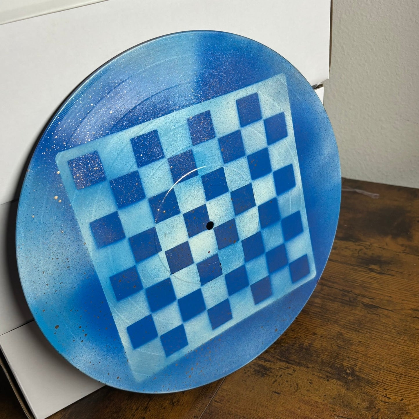 Supreme Blue - Vinyl Chess Board