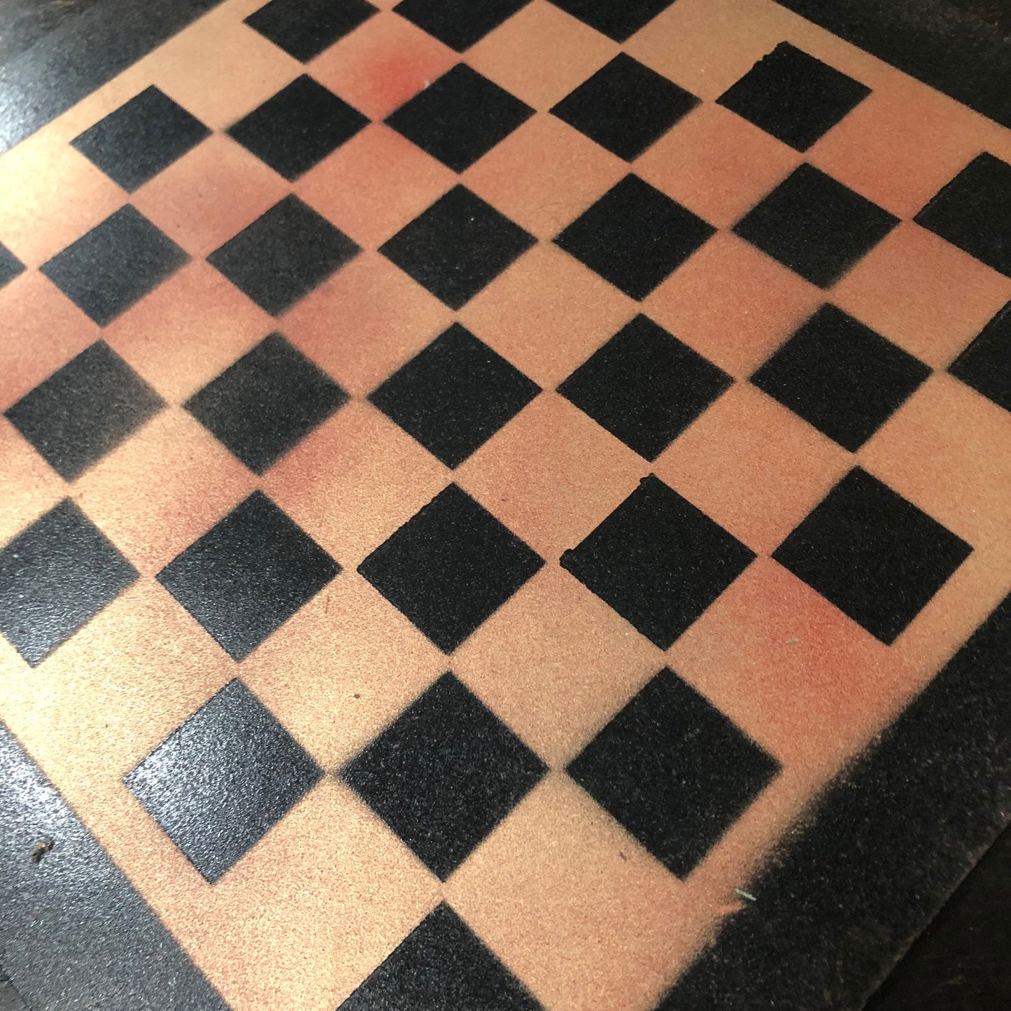 Chrome Orange - Painted Chess Set