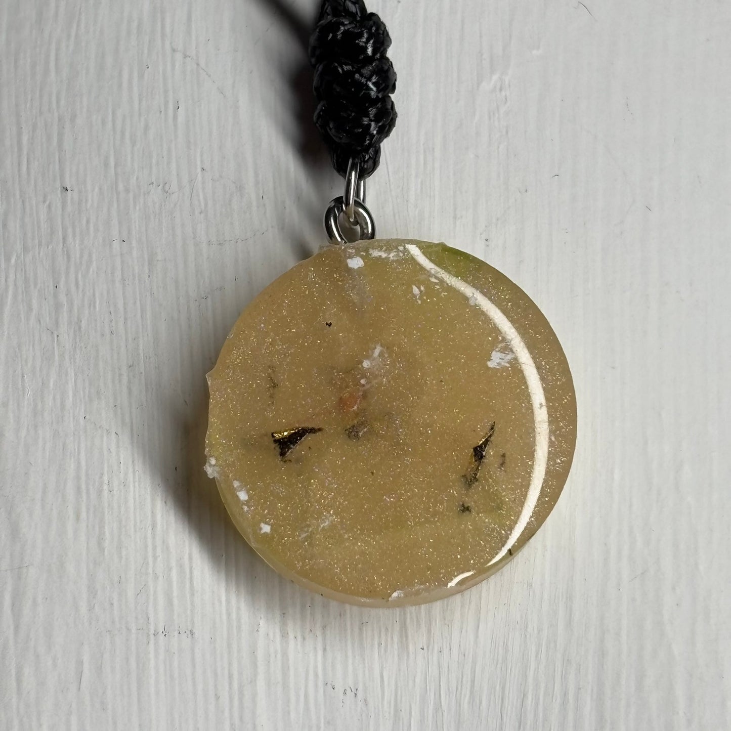 Sunshine Pawn - Handmade Resin Chess Necklace