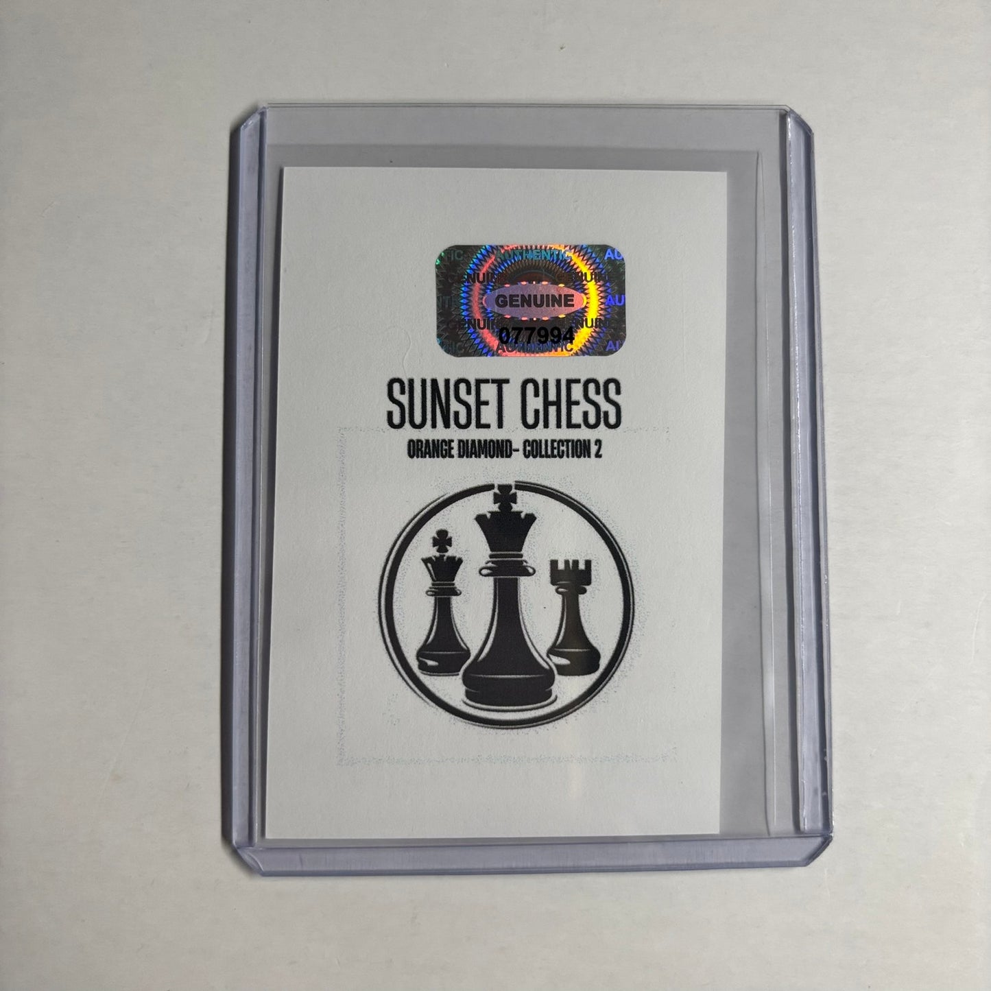 Orange Diamond Collection 2 - Trading Card