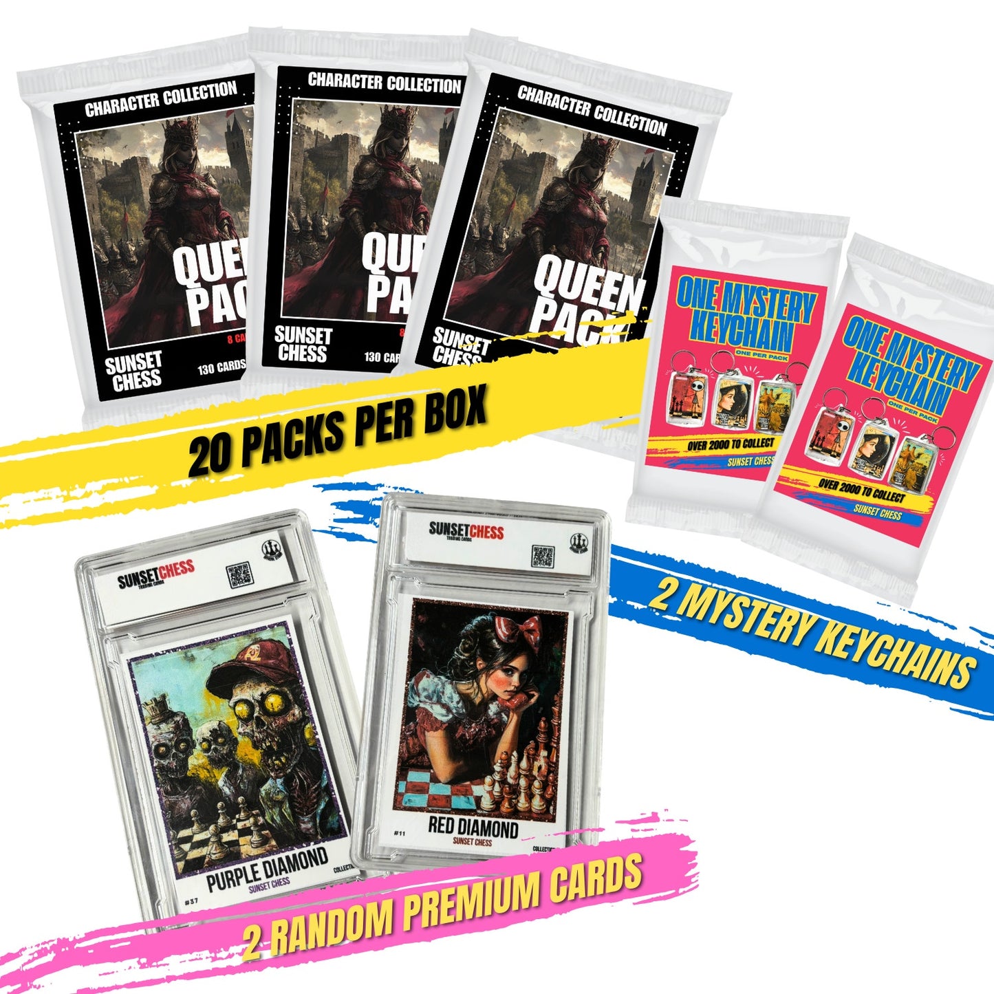 Queen Edition - Jumbo Box Pack - Chess Trading Cards