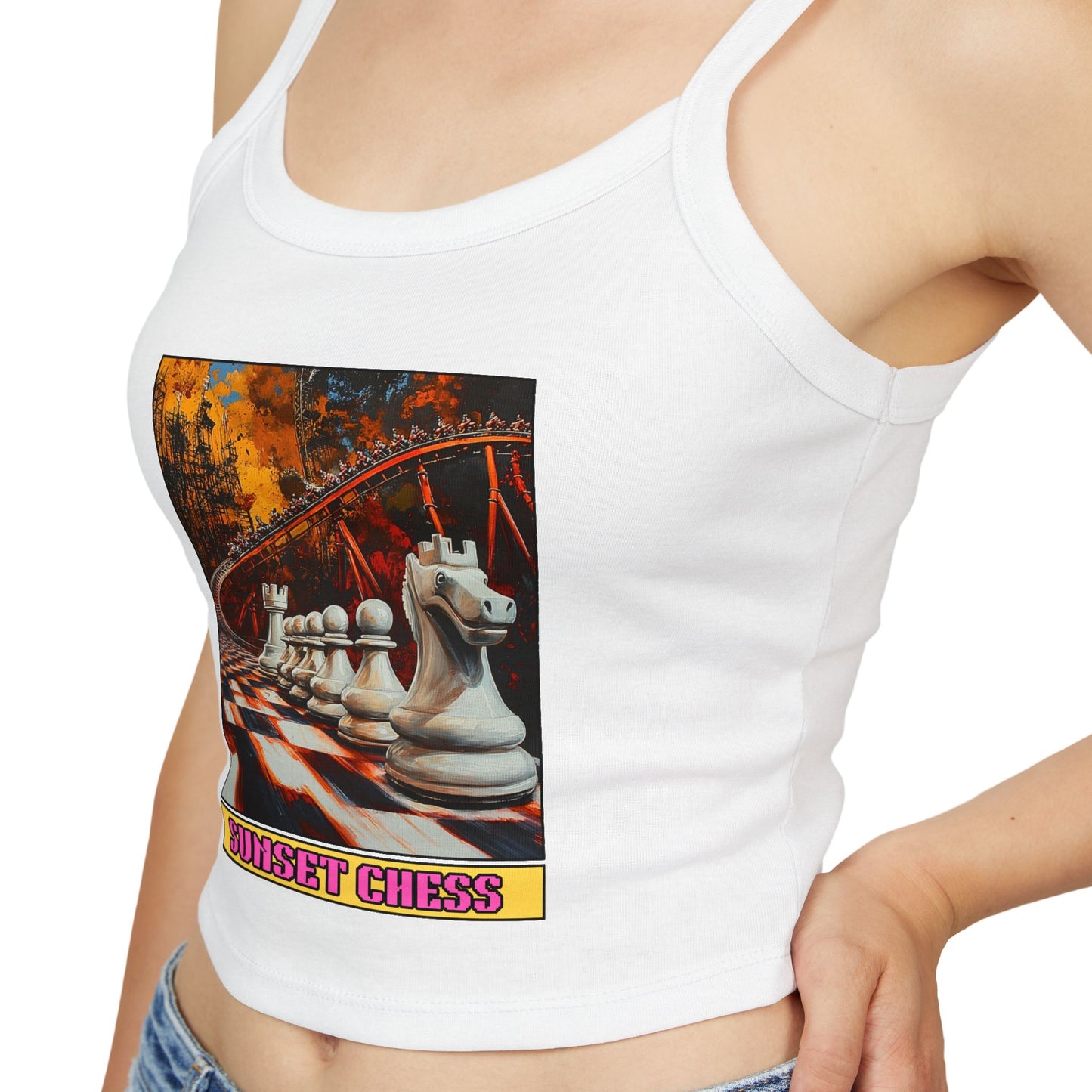 Blitz Coaster - Women's White Tank Top