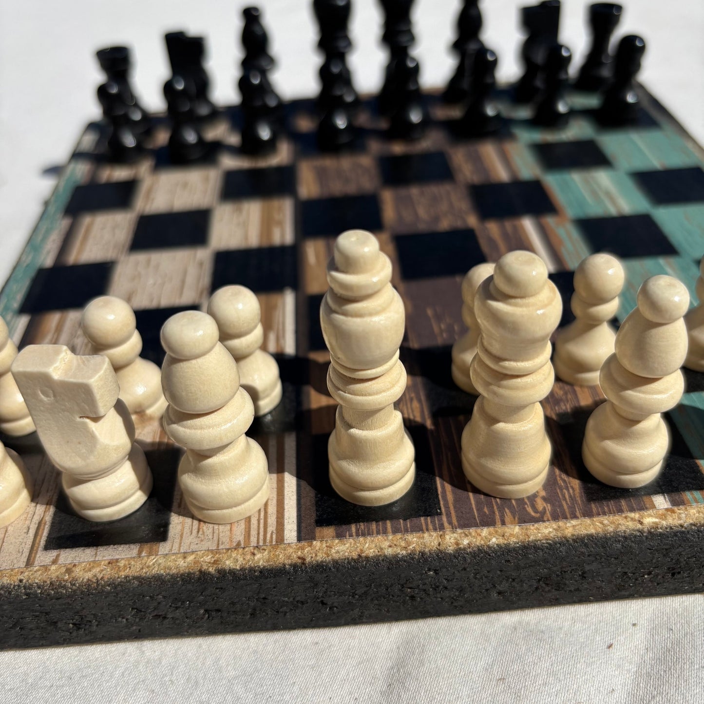 Seaside Wood Design - Scrapbook Chess Set