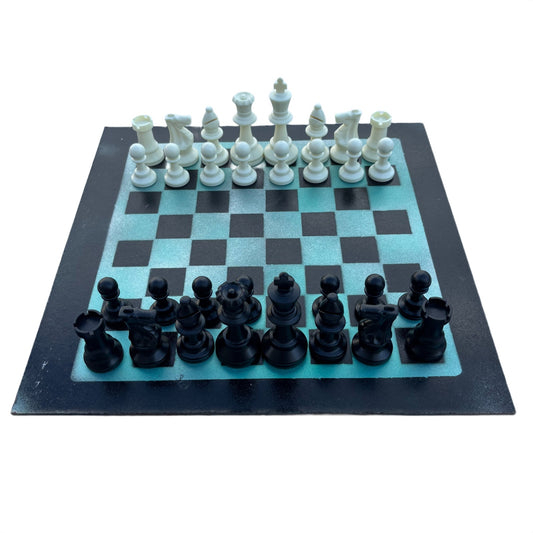 Mint Green - Painted Chess Set