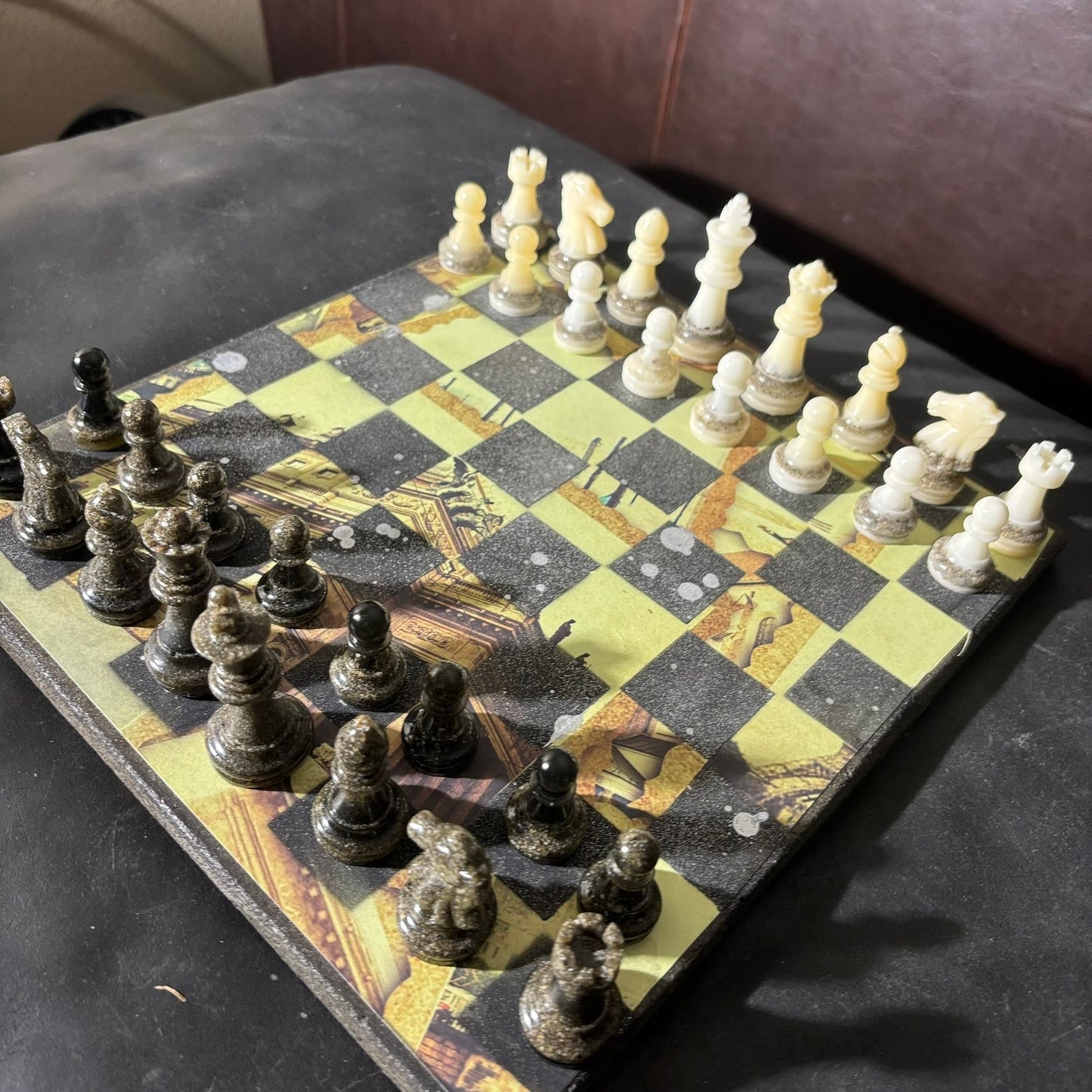 Vintage History - Scrapbook Chess Set