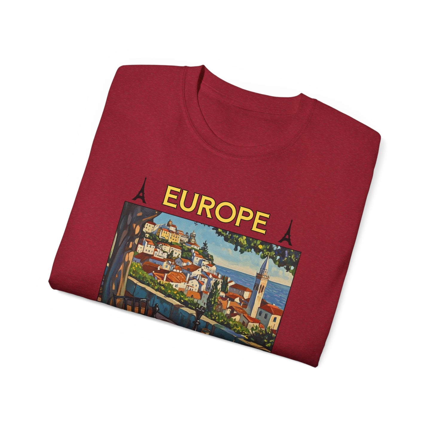 Chess Brunch - Antique Cherry Red Chess T Shirt