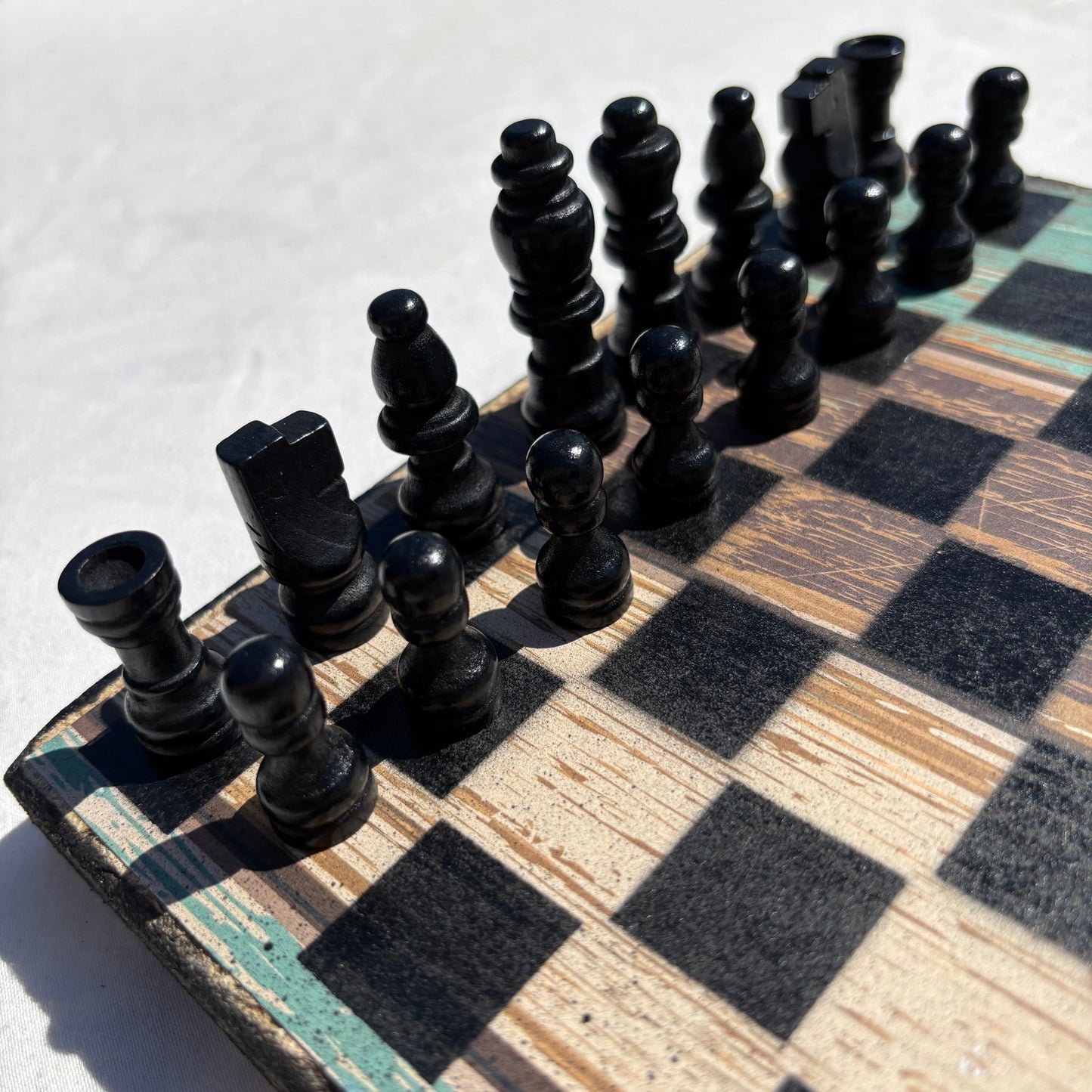 Seaside Wood Design - Scrapbook Chess Set