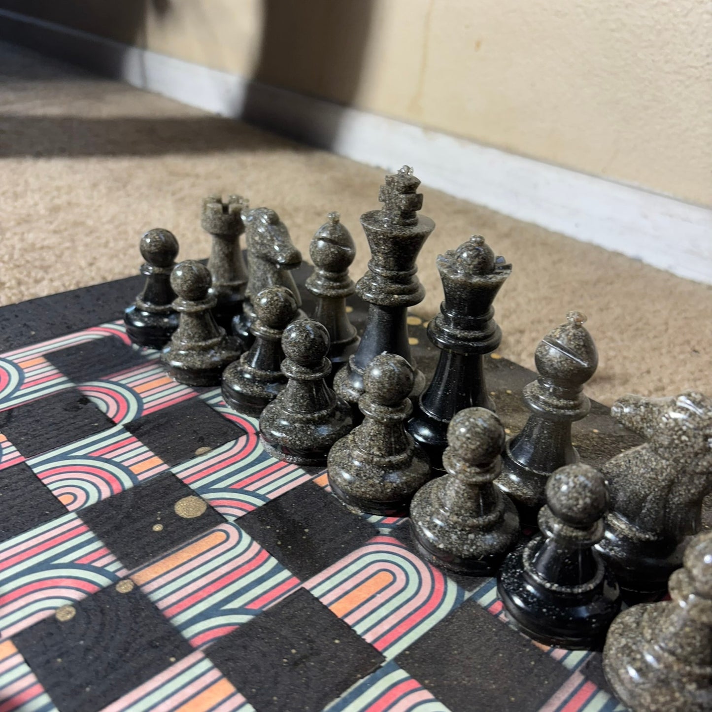 Retro Vintage - Large Deluxe Chess Set