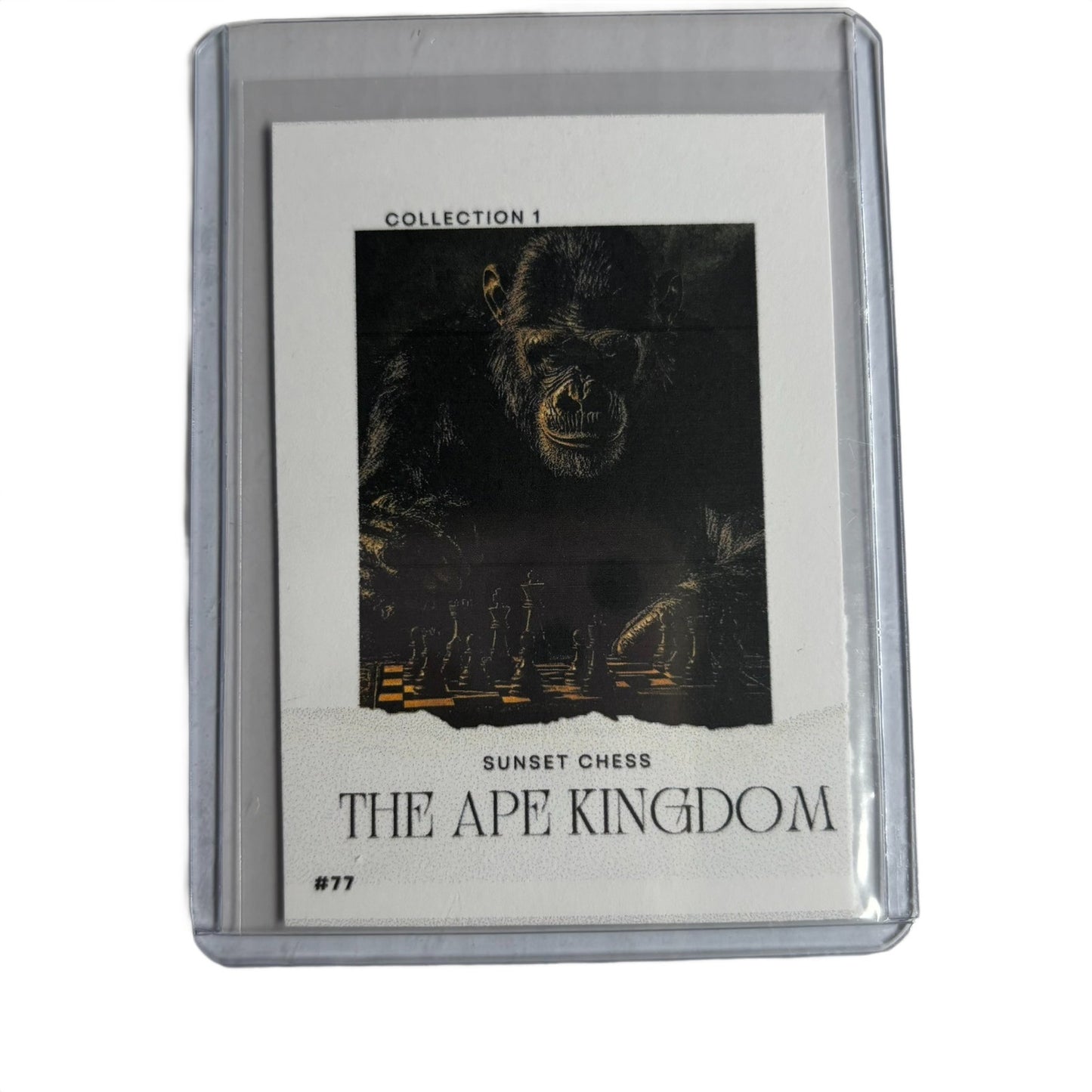 The Ape Kingdom Collection 1 Card #77 - Scrapbook Trading Card