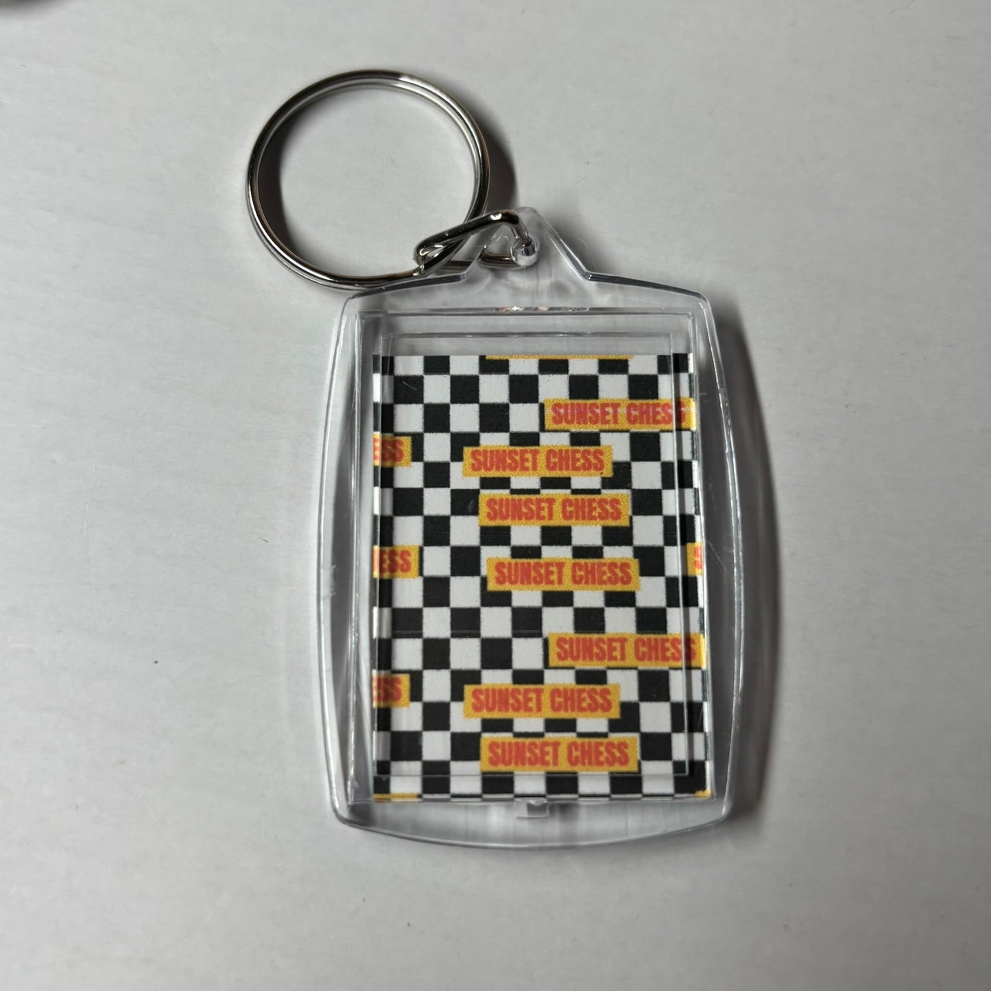 Mr. Longneck - Chess Photo Keychain