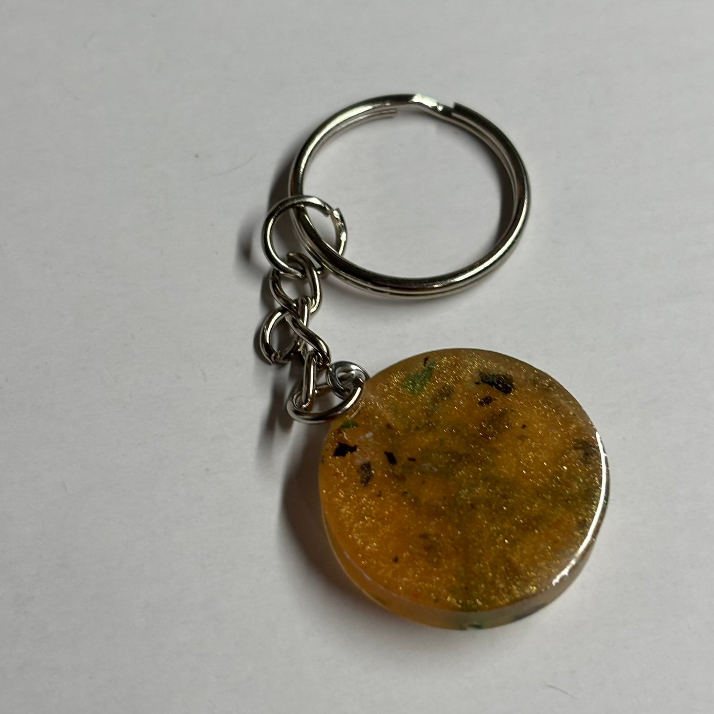 Royal Yellow Bishop - Handmade Resin Keychain