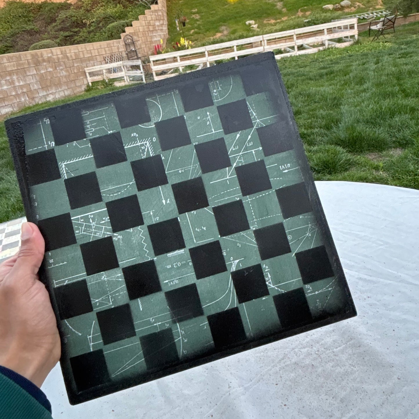 Math Board - Scrapbook Chess Set
