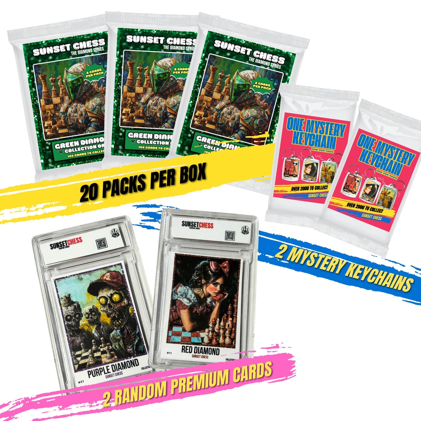 Green Diamond Part 1 - Jumbo Box Pack - Chess Trading Cards