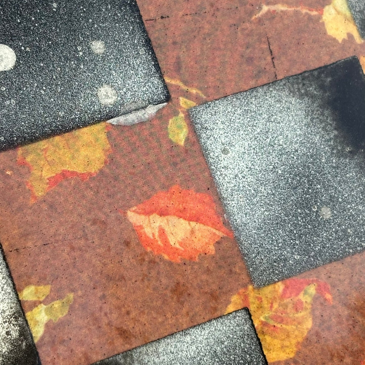 Autumn Patterned - Resin Coated Chess Board