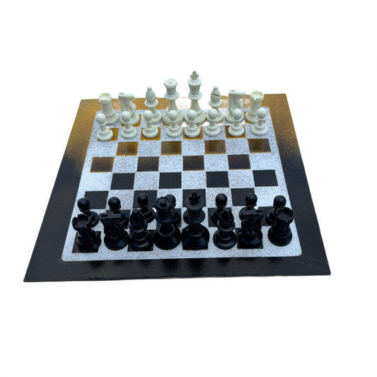 Steelers Yellow/Gold/Black - Painted Chess Set