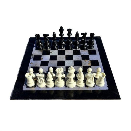 Dripped Gold - Painted Chess Set