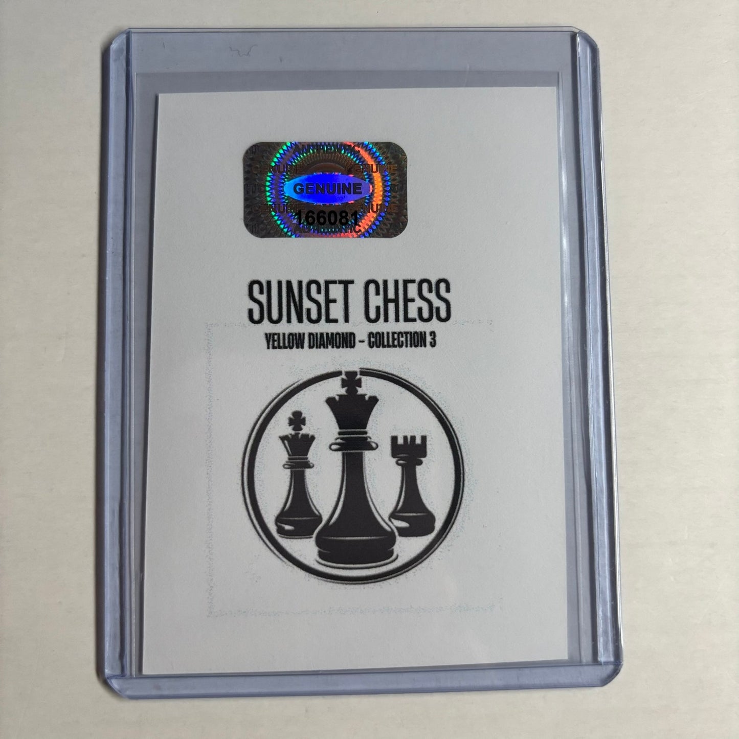 Yellow Diamond Collection 3 - Trading Card