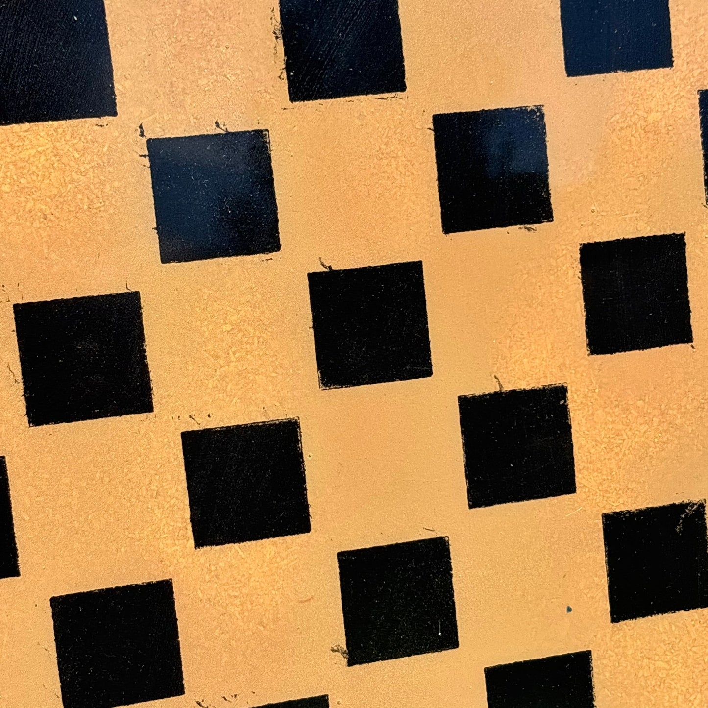 Simple Brown - Resin Coated Chess Board