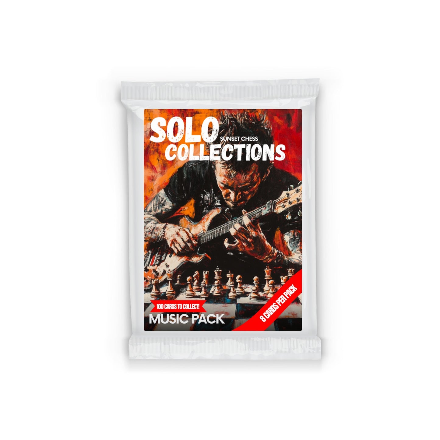 Music Solo Collection - Sunset Chess Scrapbook Card Pack