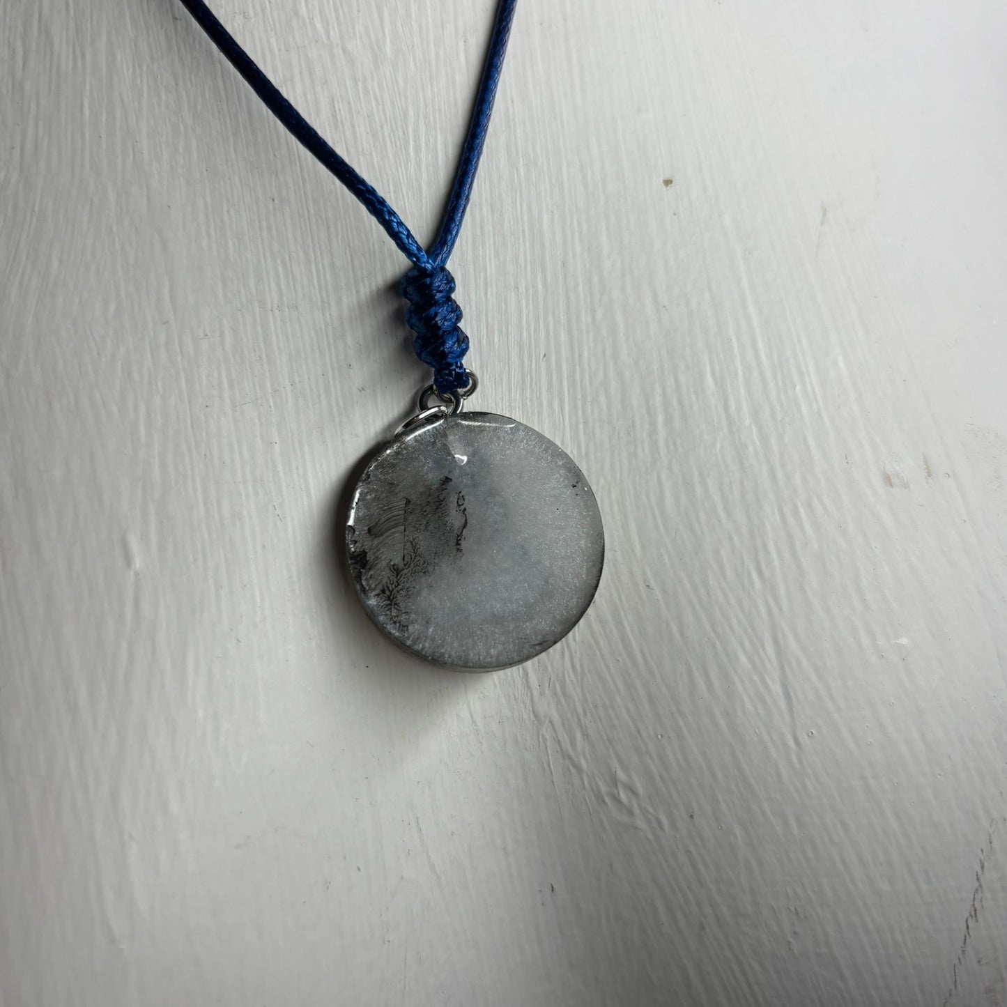 Gray Pawn - Handmade Resin Chess Necklace