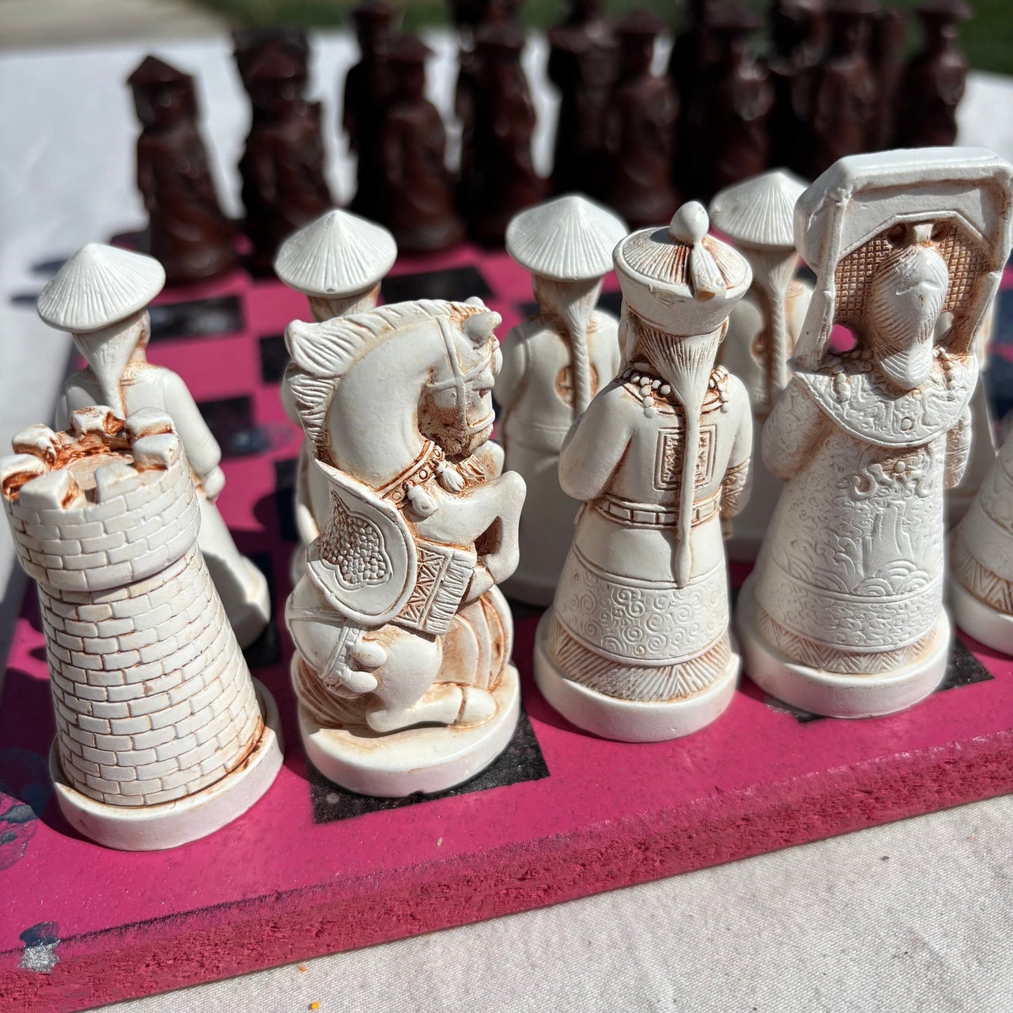 Pink Haze - Chinese Edition Chess Set