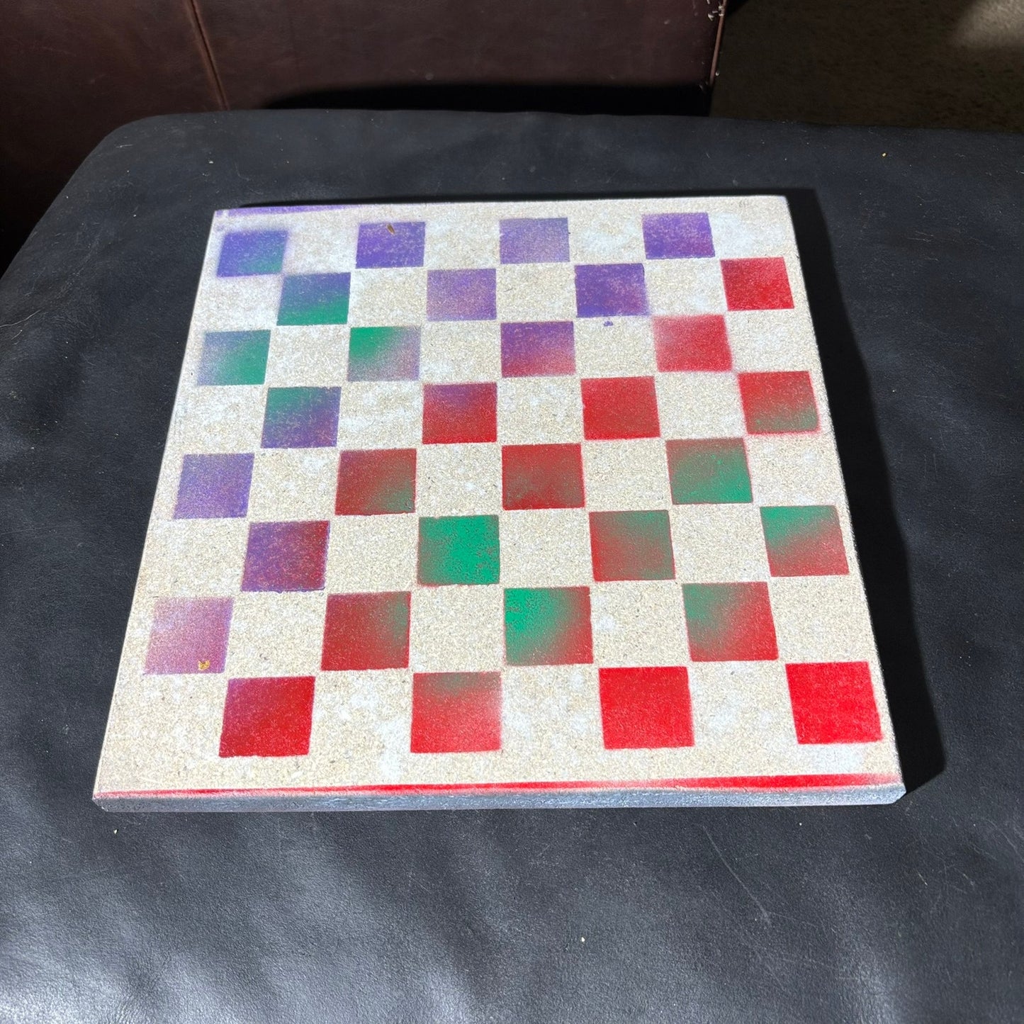 Rainbow Color Mix - Painted Chess Set