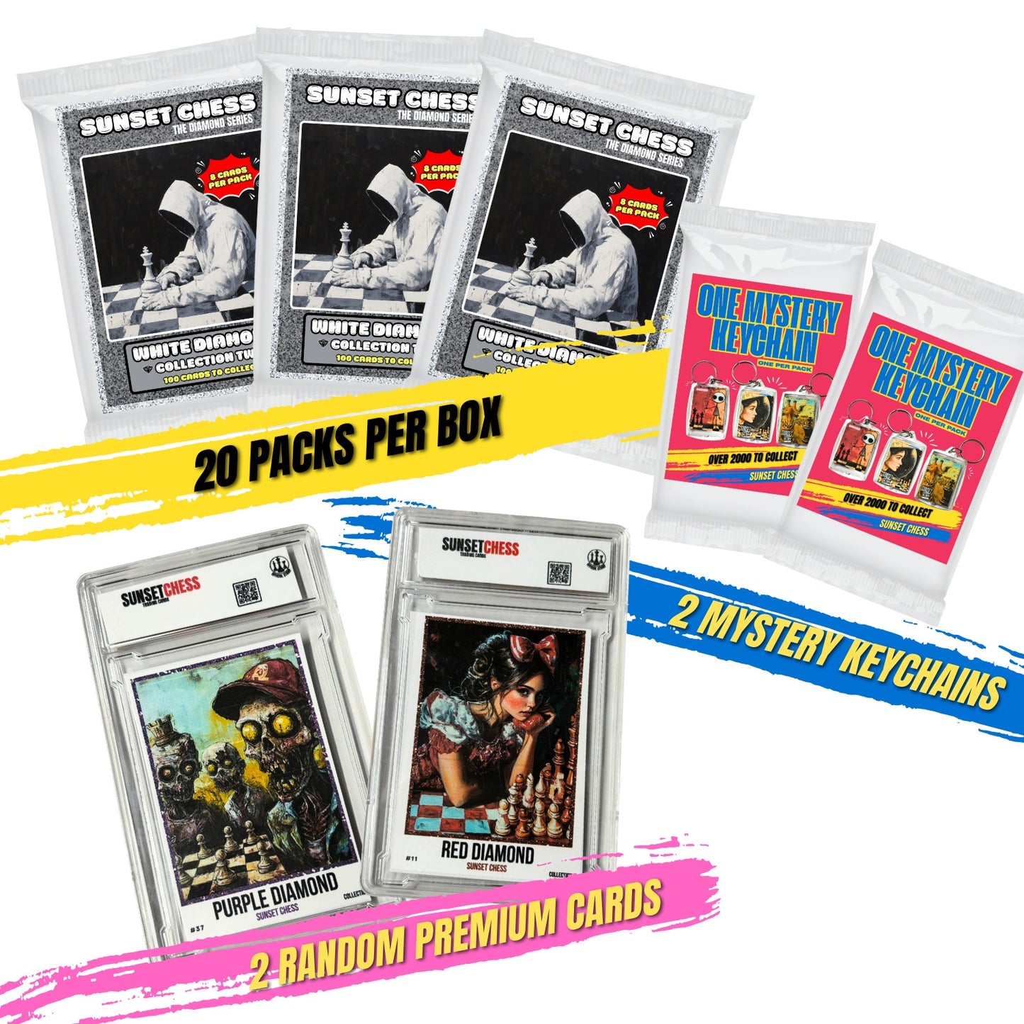White Diamond Part 2 - Jumbo Box Pack - Chess Trading Cards