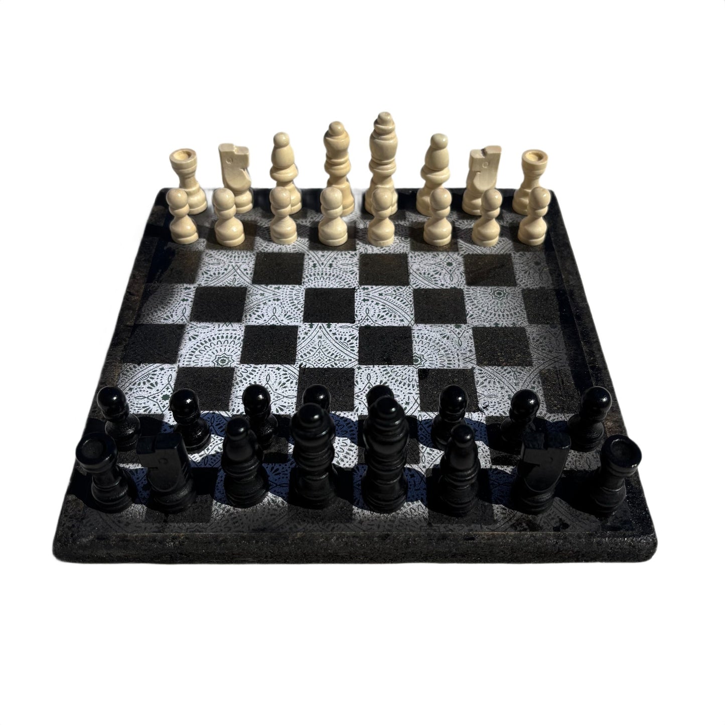 Simple Pattern - Scrapbook Chess Set