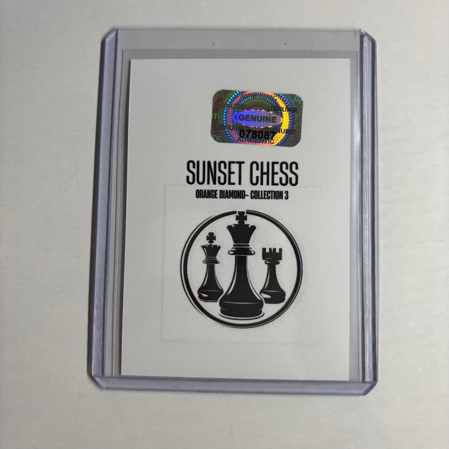 Orange Diamond Collection 3 - Trading Card