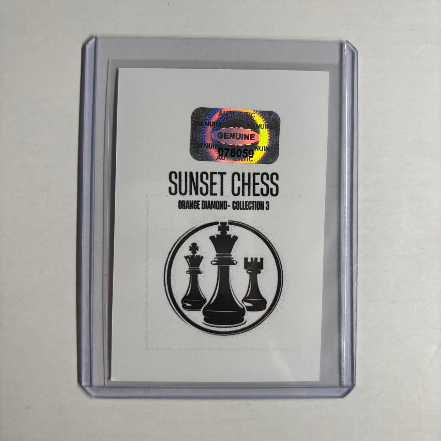 Orange Diamond Collection 3 - Trading Card