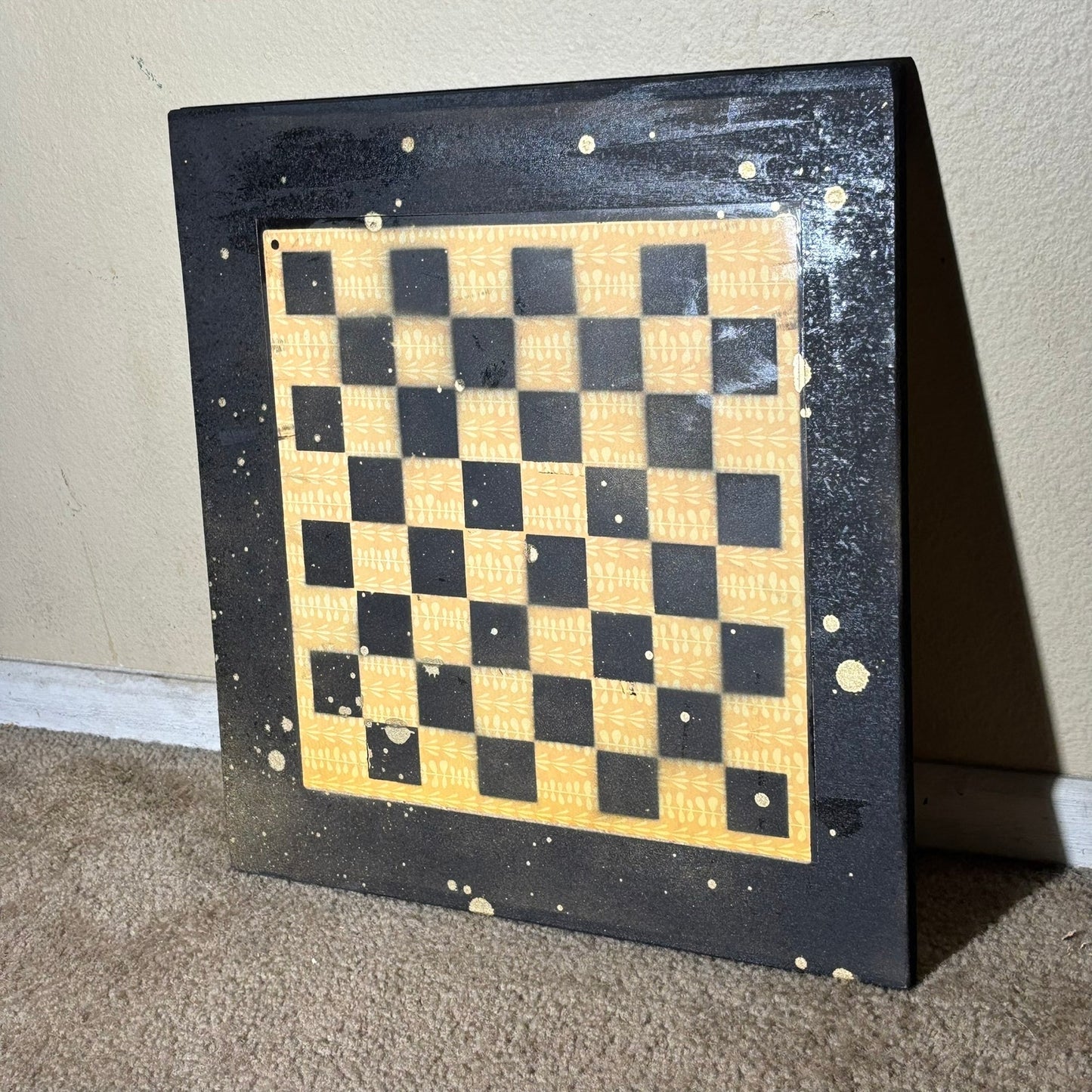 Golden Spots - Large Scrapbook Chess Board