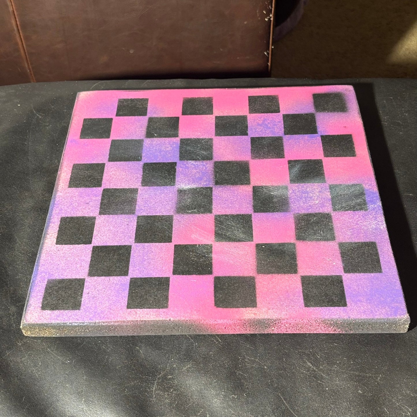 Purple & Pink Blush - Painted Chess Set