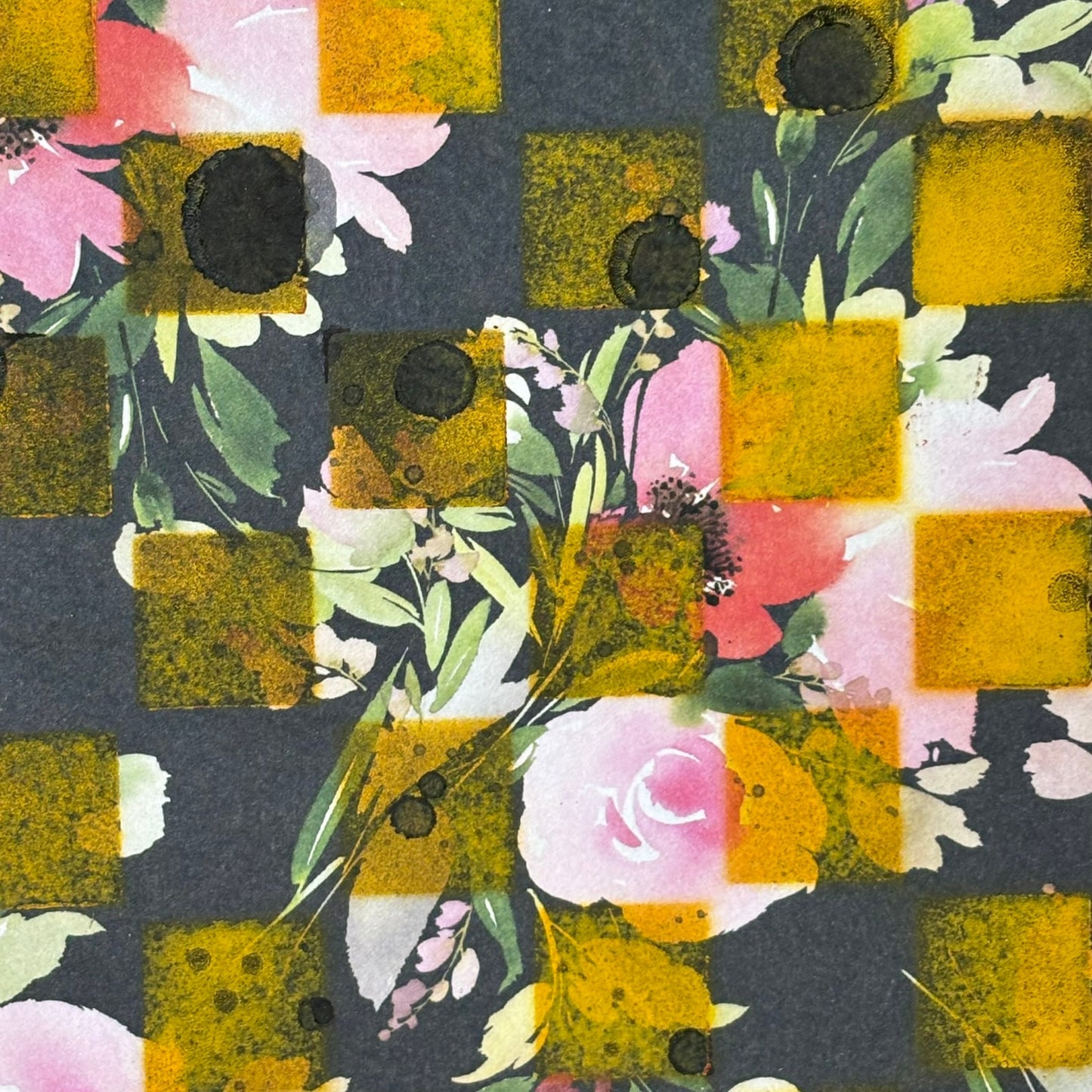 Supreme Yellow - Scrapbook Chess Board