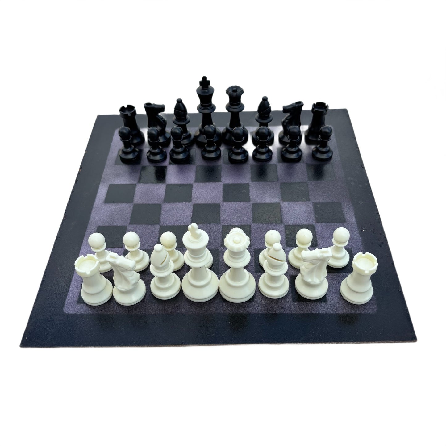 Dark Purple - Painted Chess Set