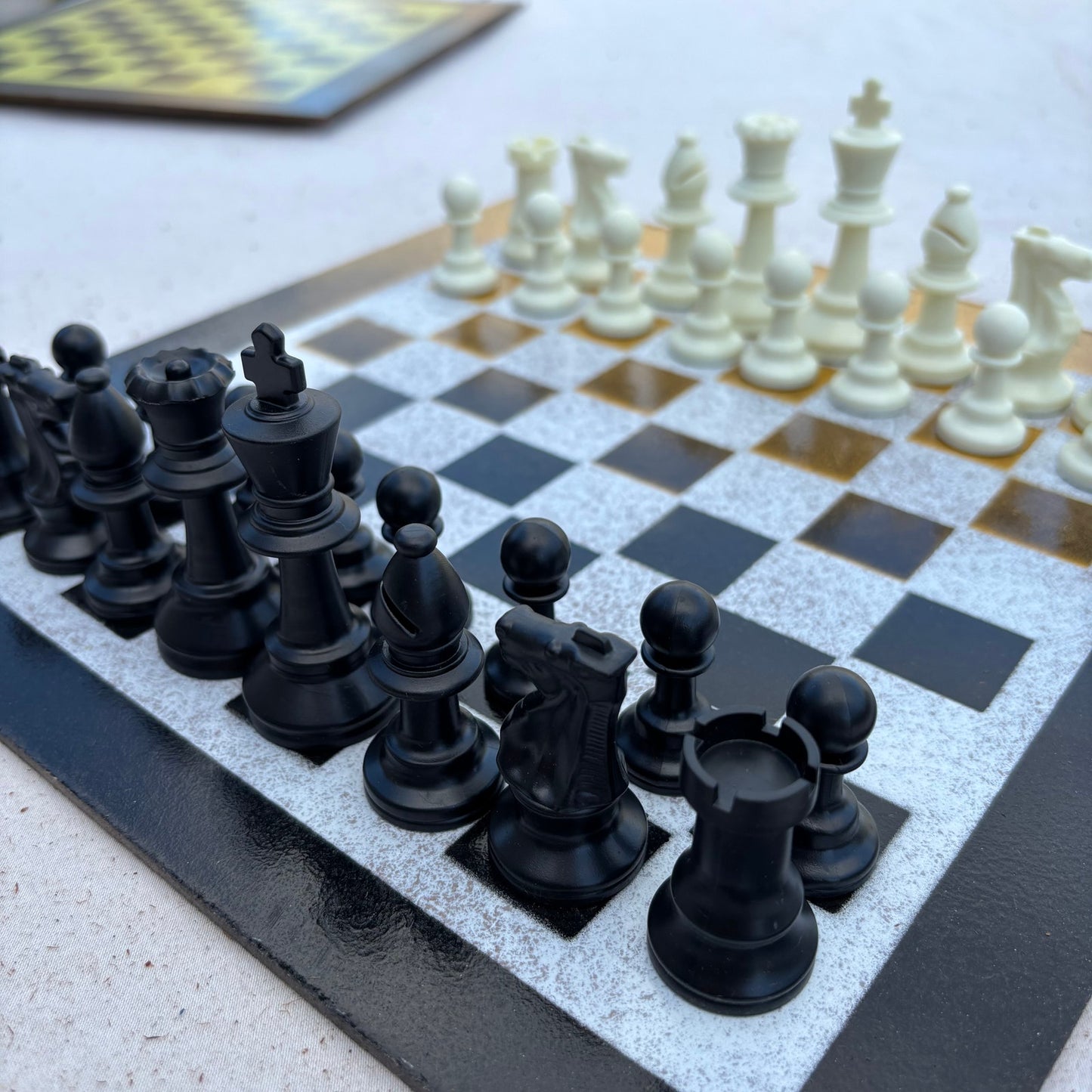 Steelers Yellow/Gold/Black - Painted Chess Set