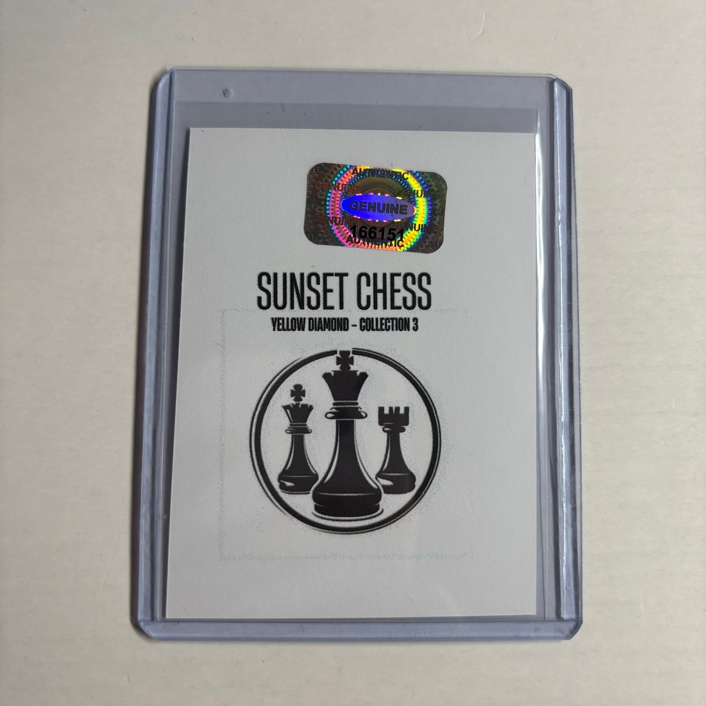 Yellow Diamond Collection 3 - Trading Card