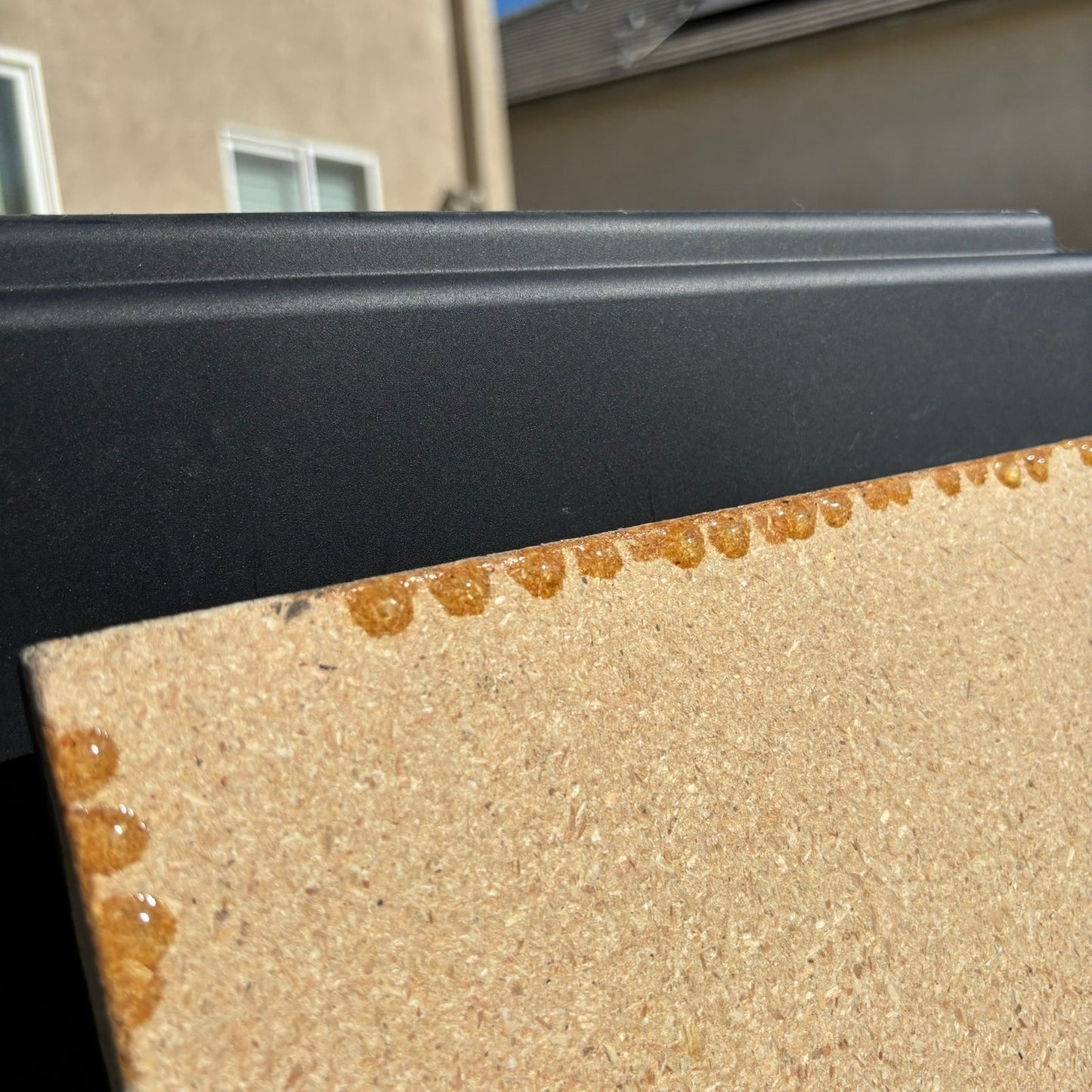 Golden Paper Plane - Resin Coated Chess Board