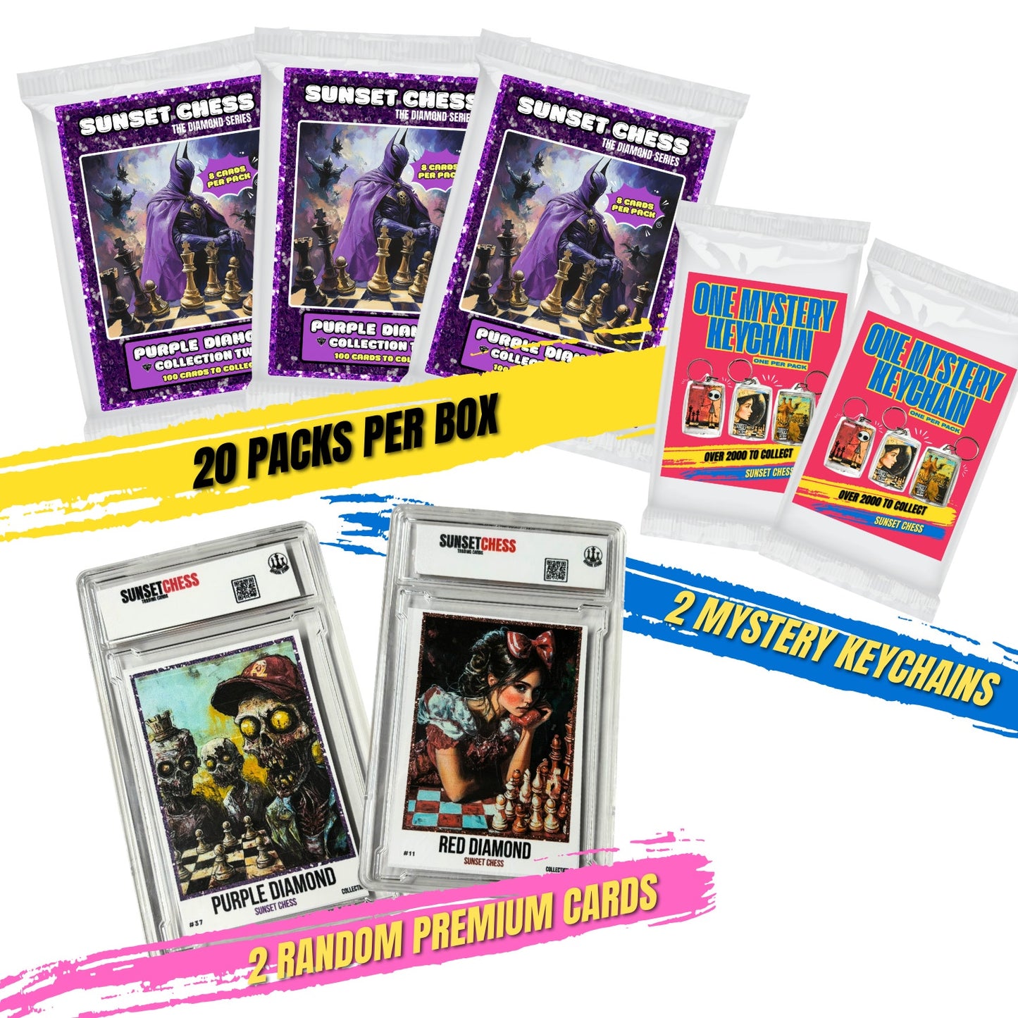 Purple Diamond Part 2 - Jumbo Box Pack - Chess Trading Cards