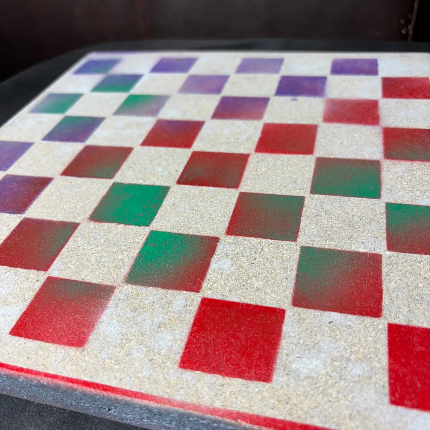 Rainbow Color Mix - Painted Chess Set