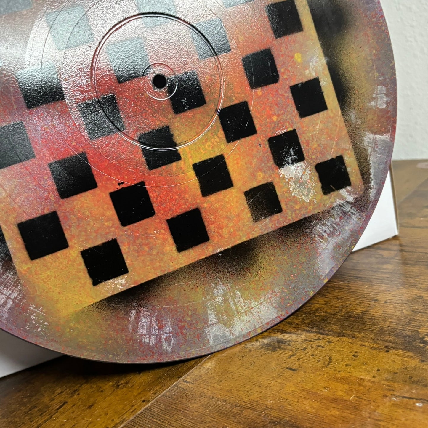 Fire Orange - Vinyl Chess Board