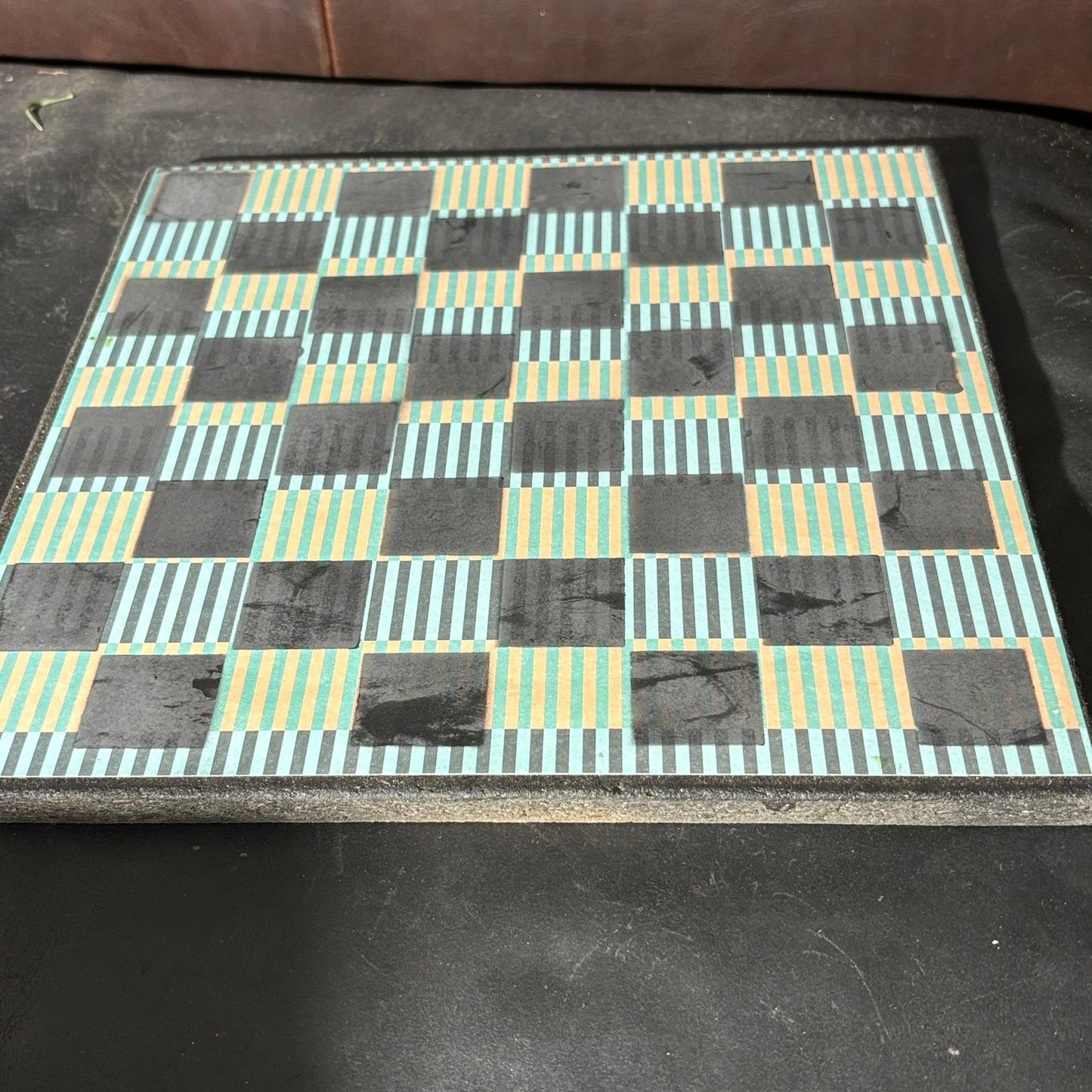 Retro Colors - Scrapbook Chess Board