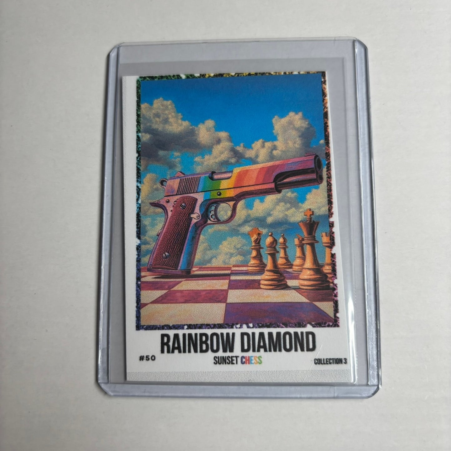 Rainbow Diamond Collection 3 Card #50 - Scrapbook Trading Card