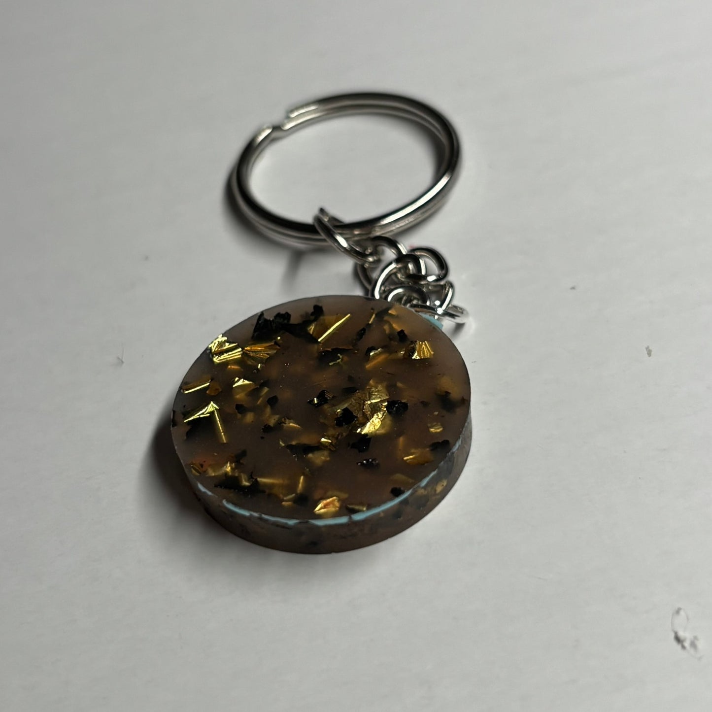 Dark Amber Queen - Handmade Resin Keychain