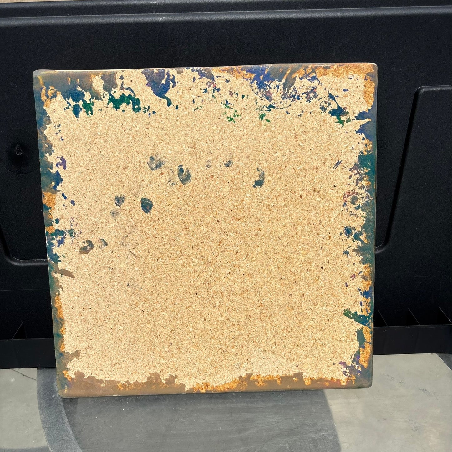 Simple Brown - Resin Coated Chess Board