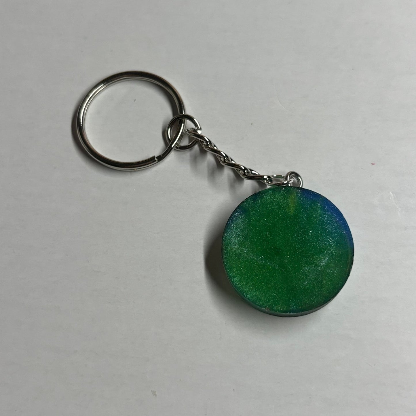 Aqua Green Pawn - Handmade Resin Keychain