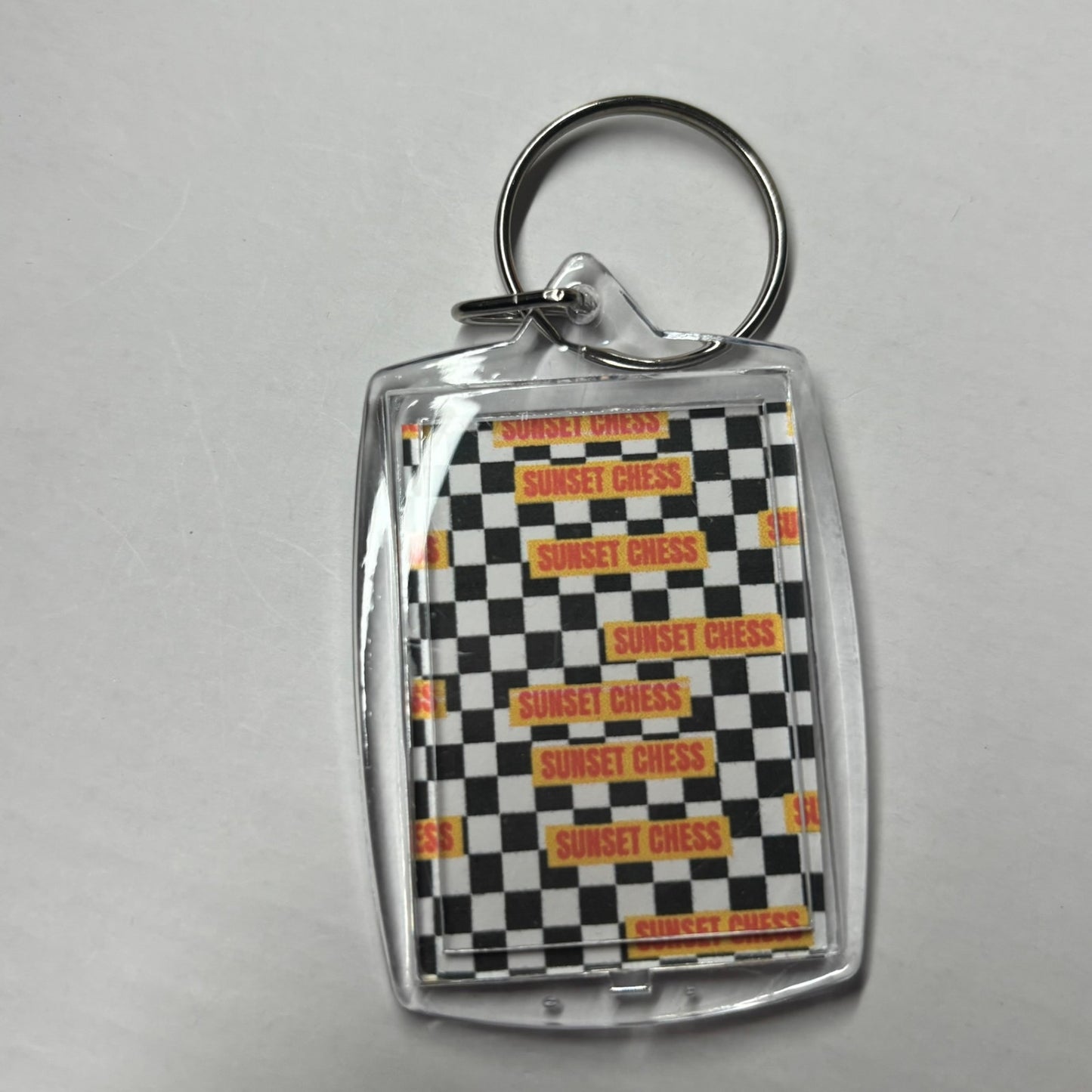 Gamers game - Chess Photo Keychain