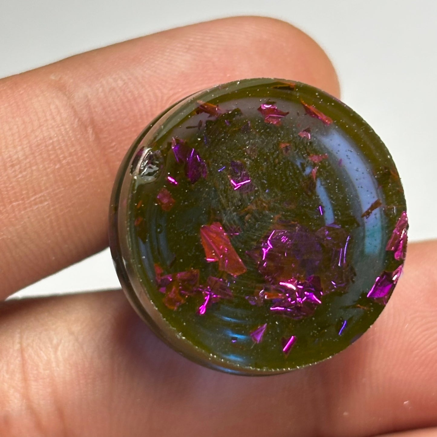 Navy Royal Blue Rook - Handmade Resin Keychain