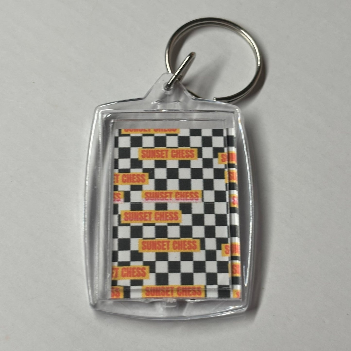 Anime Girl - Chess Photo Keychain