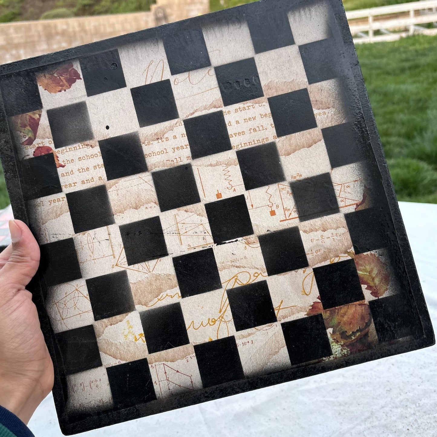 Mystic Writings - Scrapbook Chess Set