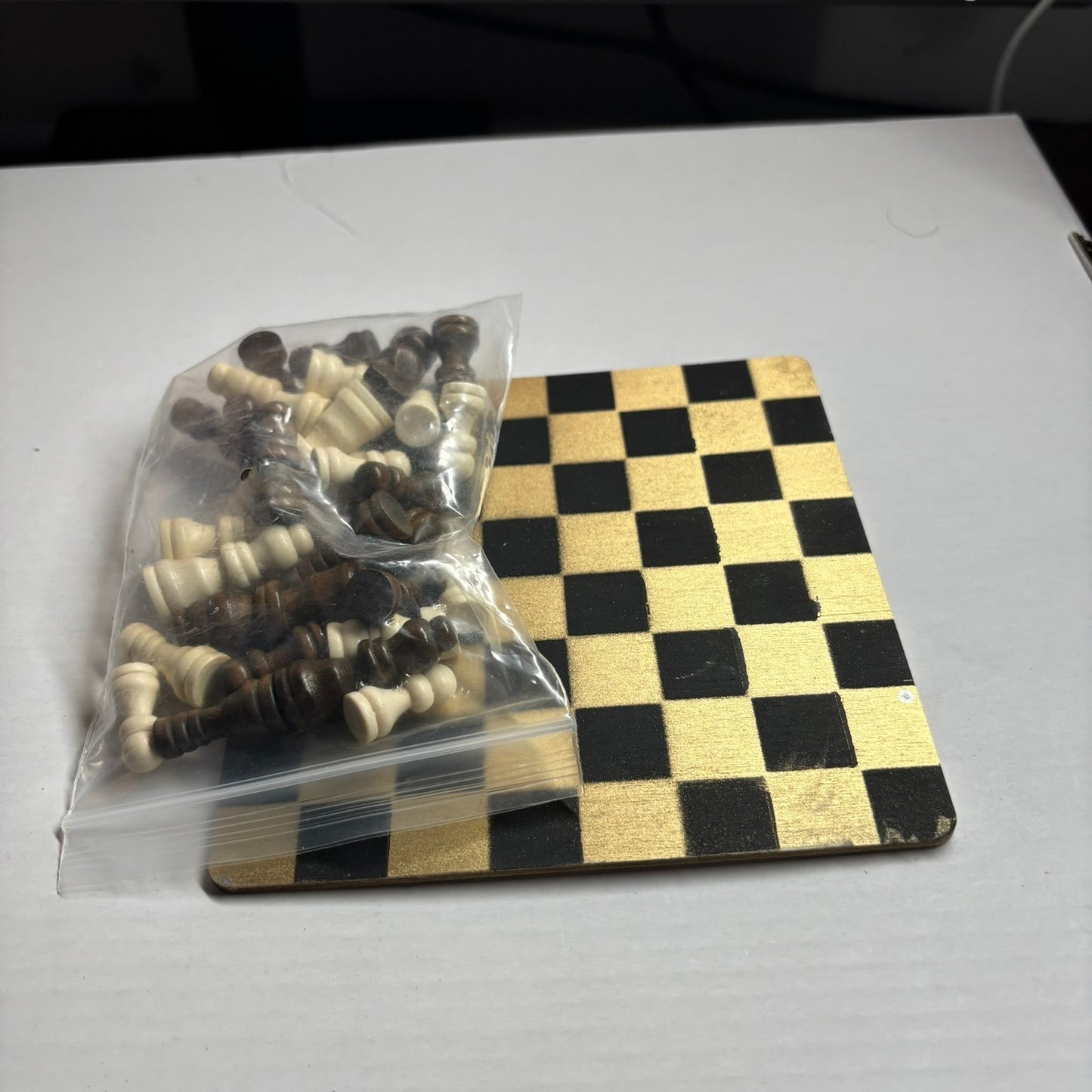 Golden Black - Mini Chess Set